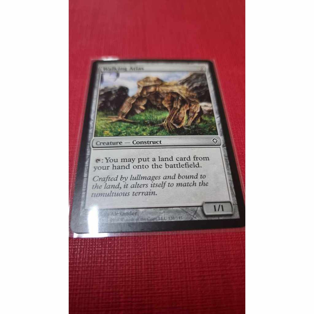 Walking Atlas การ์ด Magic The Gathering ของแท้จากชุด Worldwake