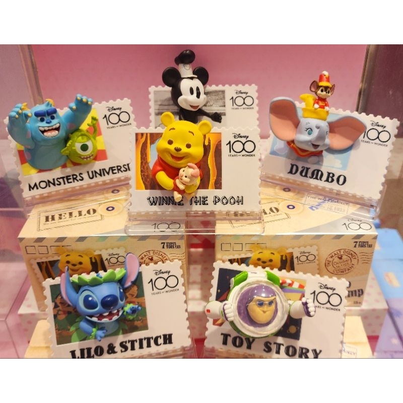 [แบบเลือกตัวได้] Miniso กล่องสุ่ม Retro Stamp 100 Year ลิขสิทธิ์แท้