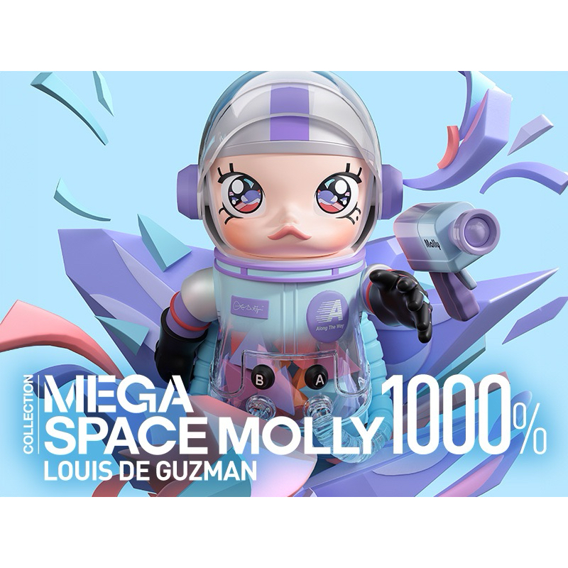 [Pre-Order]-SPACE MOLLY x Louis De Guzman 1000%-POP MART🇯🇵