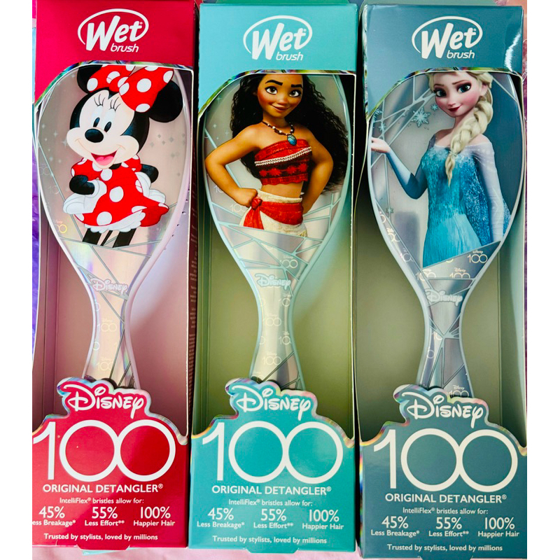 หวีแปรง wet brush รุ่นหายาก disney 100 ปี นำเข้าจาก USA