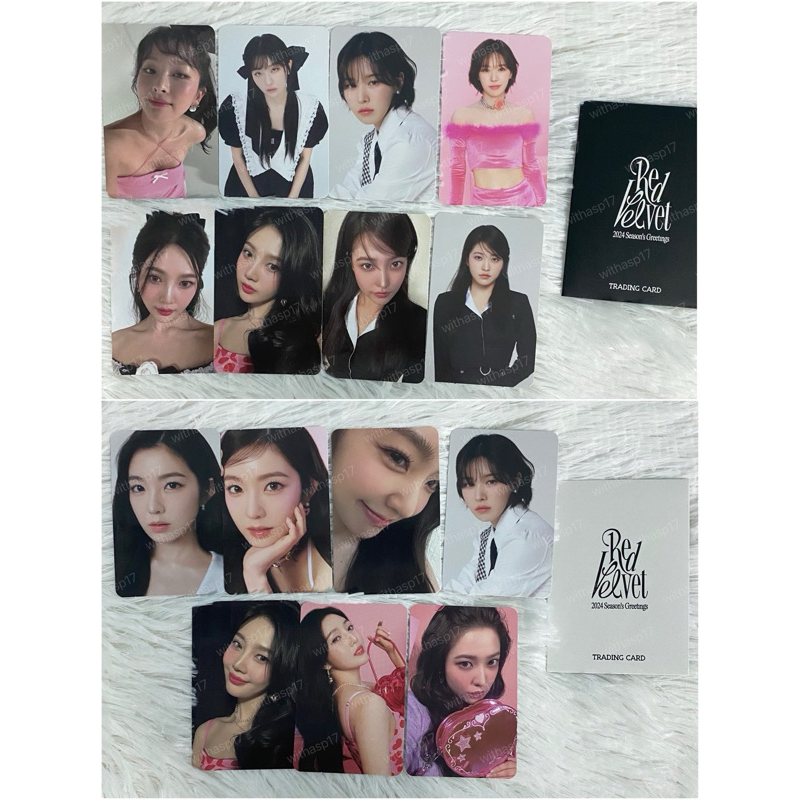 [พร้อมส่ง] การ์ด 2024 Season's Greetings MD Trading Card - Red Velvet Irene Seulgi Wendy Joy Yeri