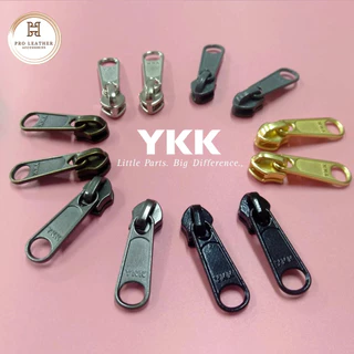 หัวซิปไนล่อน เบอร์5 และเบอร์3 หางยาว แบรนด์ YKK แท้100% แพ็ค5ชิ้น และ10ชิ้น