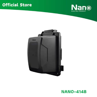 NANO ฝาครอบแผงหน้ากากกันน้ำแบบฝาสูง (1 ชิ้น/กล่อง) รุ่น NANO-414