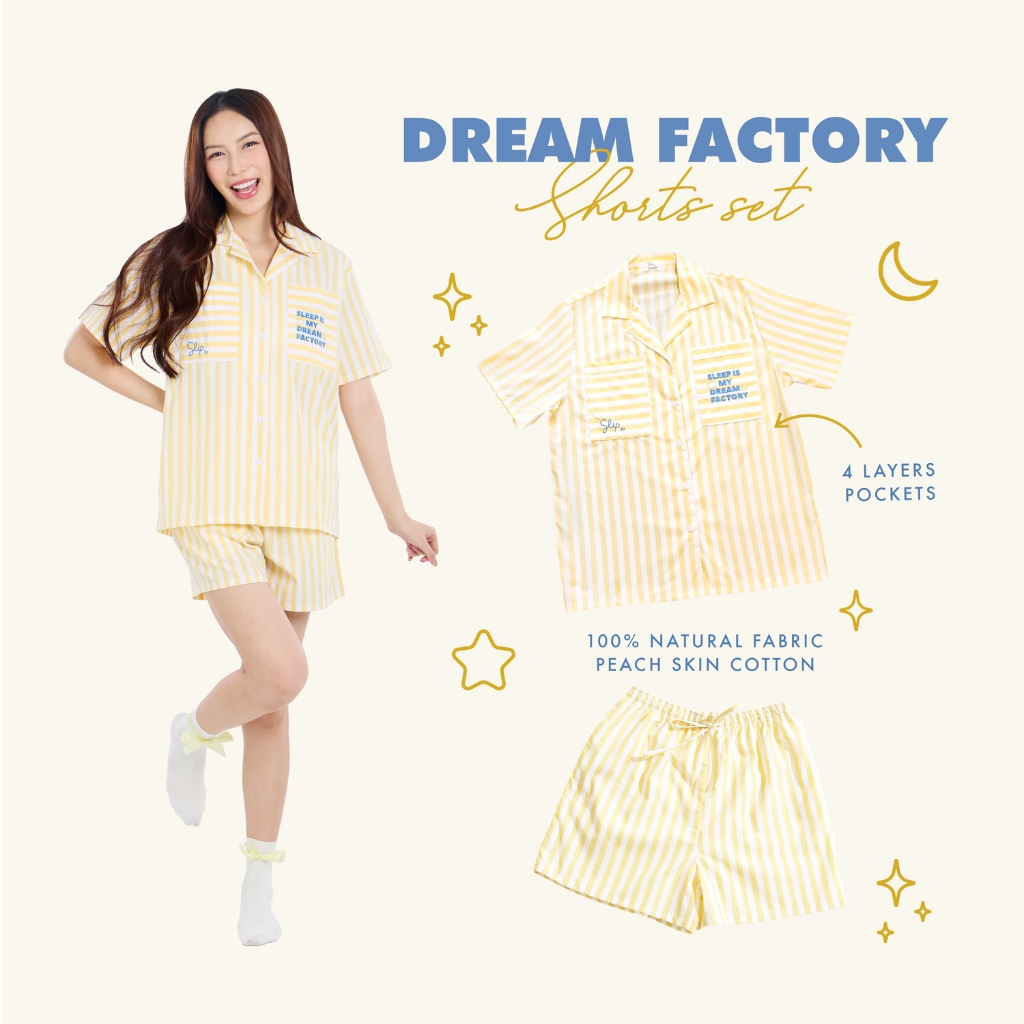 ชุดนอน Sleep is - Dream Factory Shorts set