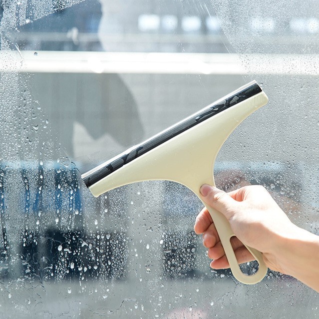 HH-400 แปรงเช็ดกระจก แปรงรีดน้ำ มีด้ามจับ ทำความสะอาดง่าย ใช้สะดวก