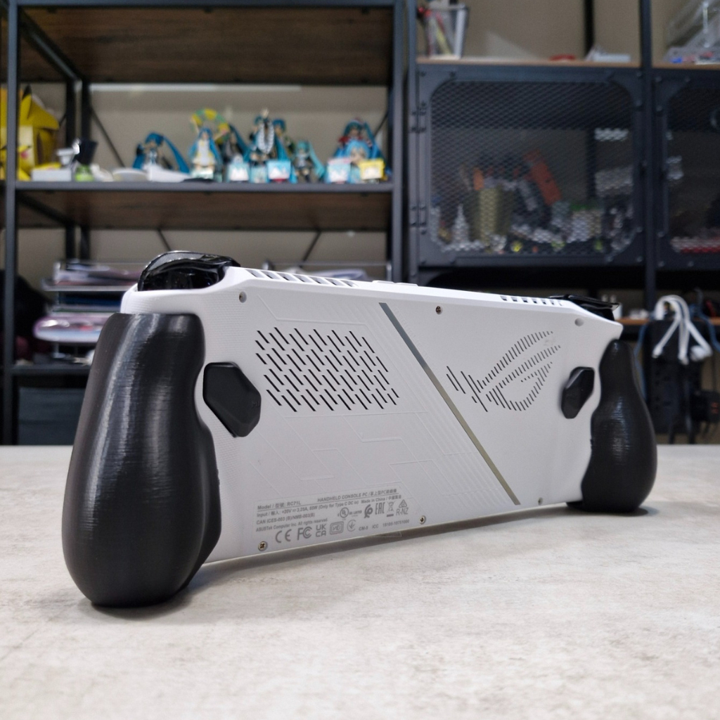[3D Print] Asus ROG Ally Grip Stand กริป เคส อาโอจี อัลลาย จับถนัด ตั้งได้