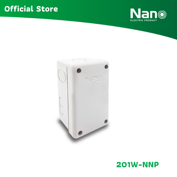 NANO กล่องกันน้ำNANO PLUS 2"x4" x2" รุ่น 201W-NNP