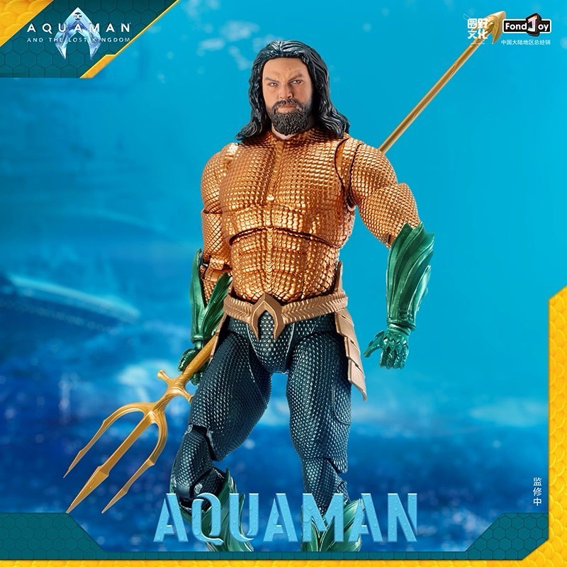 [MooNLikE] AQUAMAN And The Lost Kingdom DC FondJoy  Movable Action Figure 19 cm