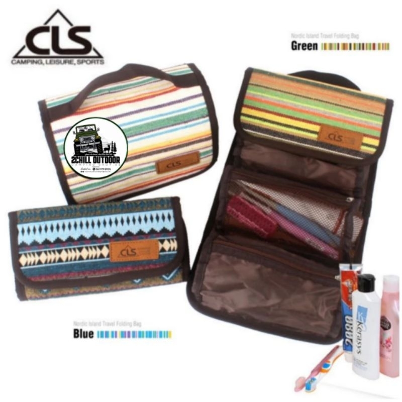 CLS กระเป๋า​จัดเก็บ​เครื่อง​ใช้ใน​ห้องน้ำ​และ​เครื่อง​สำอางพกพา ดีไซน์​นอร์ดิก​ แค้มป์ปิ้ง​