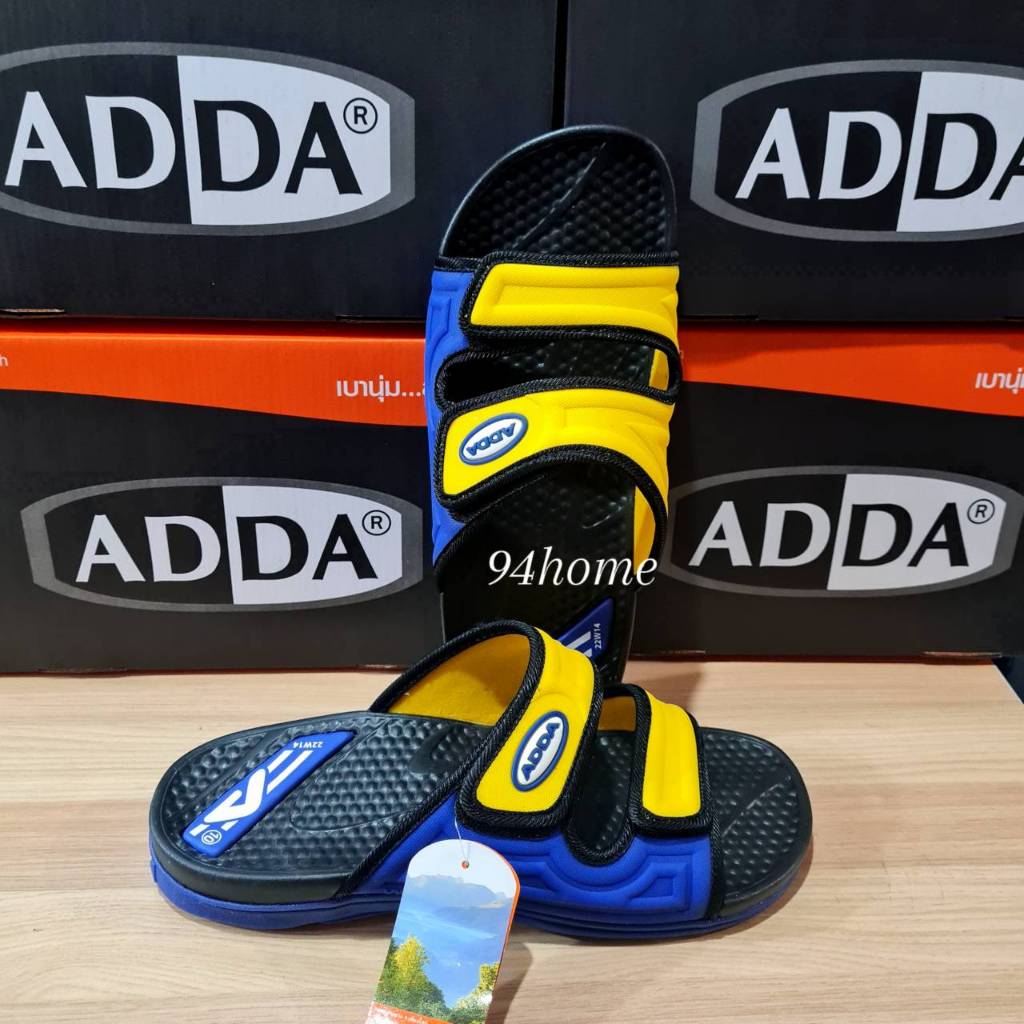 22W14M8 ADDA รองเท้าแตะ รองเท้าลำลอง แบบสวม ปรับขนาดได้ 22W14M8 (ไซส์4-11)วัดขนาดไซส์ที่ตารางทุกครั้งก่อนสั่งนะคะ