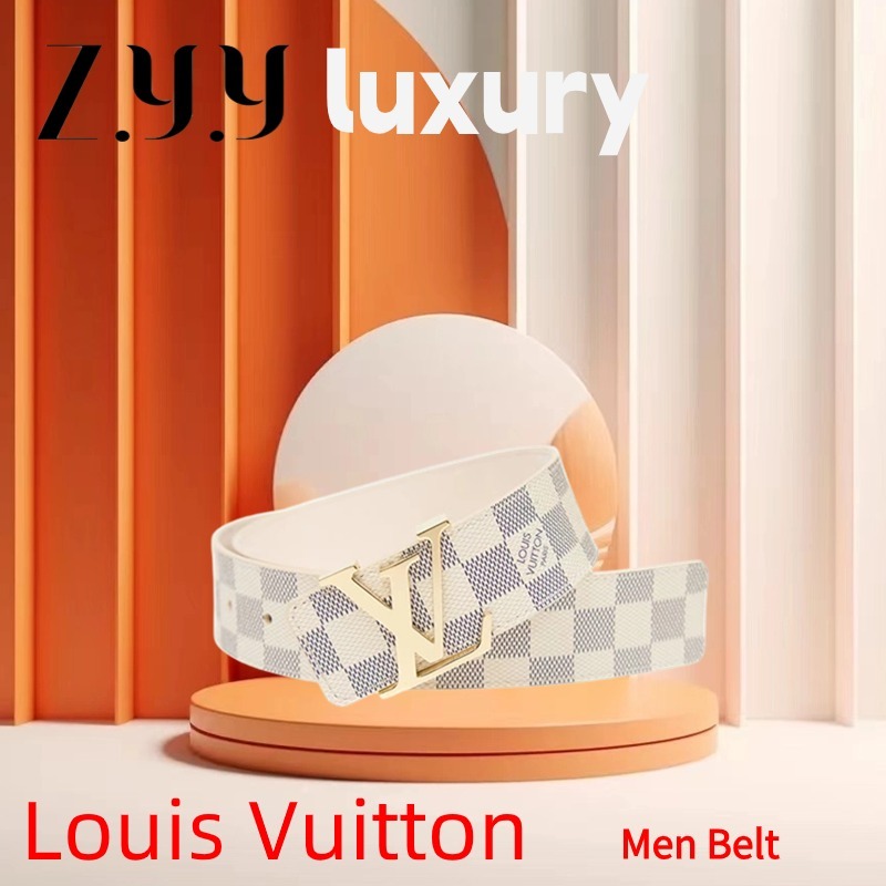 New Hot  ราคาพิเศษ Ready Stock LV / LouisVuitton / Women's Belts / Louis Vuitton / Women's Belt / Men's Belt