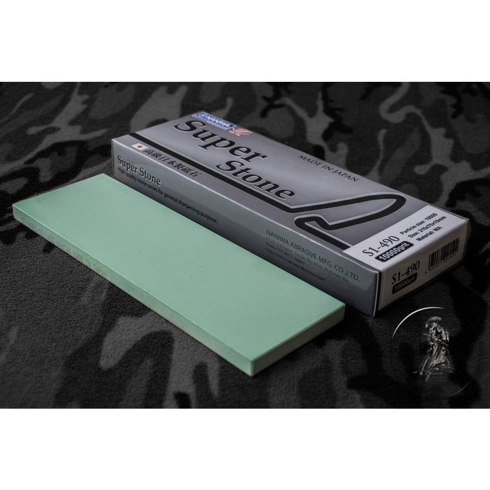 NaniwaSuperStone 10000 grit(1cm) หินลับมีด หินลับมีดญี่ปุ่น หินลับมีดเชฟ หินลับคม หินลับสิ่ว