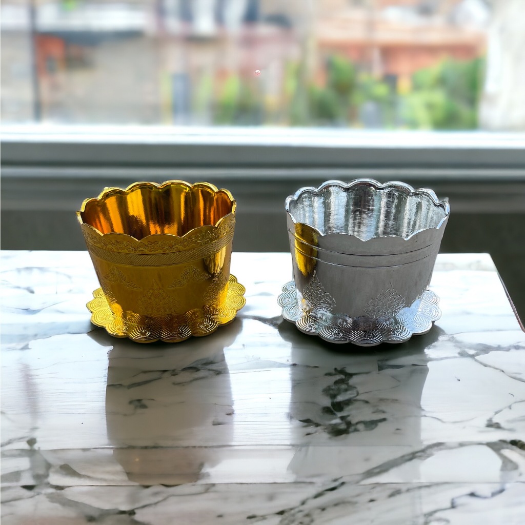 กระถางธูป กระถางธูปสีทอง กระถางเทียน