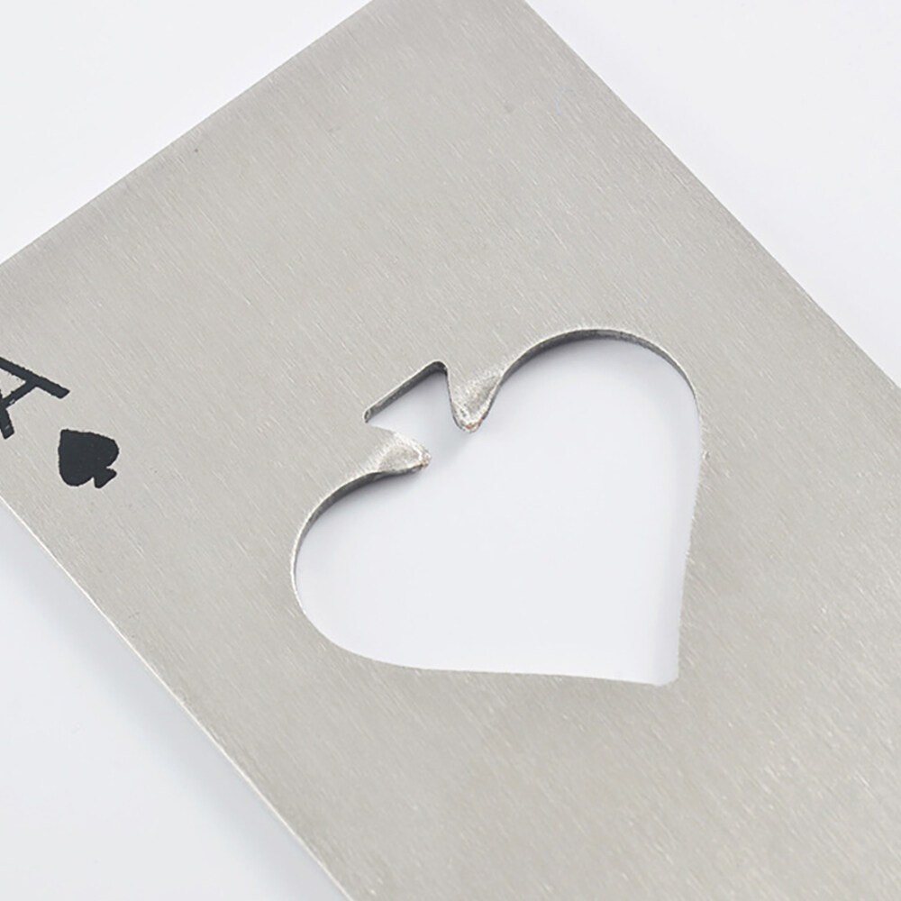 Ace of Spades ที่เปิดขวด Creative โป๊กเกอร์รูปร่างสแตนเลสในครัวเรือนเครื่องมือที่เปิดขวดที่เปิดเบียร์ - รูปที่ 7