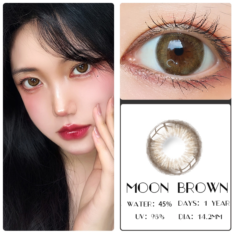 คอนแทคเลนส์ big eyes ขนาดบิ๊กอาย gray brown ลายยอดฮิต โซลเทา บิ๊กอาย คอนแทคเลนส์ ฮิตมากก