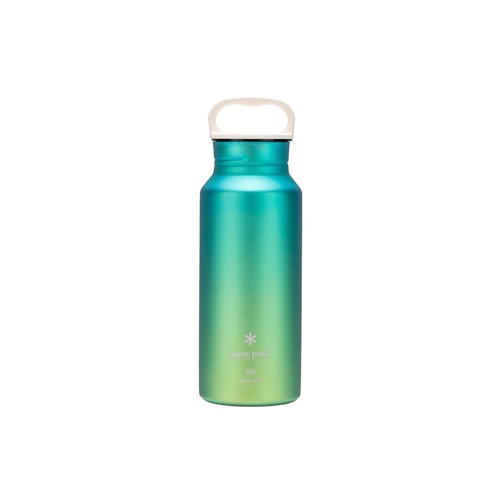 Snow Peak Titanium Aurora Bottle in Ocean ขวดน้ำไทเทเนียม