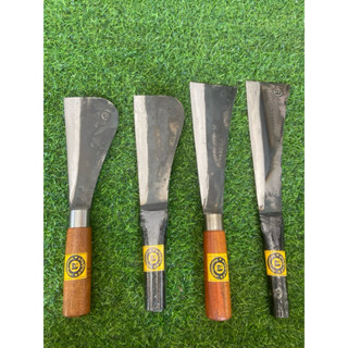 มีดมะพร้าวกลาง มีดแก้วหน้าม้า หัวมนและหัวตัด ด้ามไม้และด้ามเ…