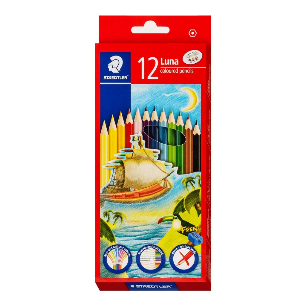 [ซื้อครบ 99บาท แถมฟรี ปากกาStaedtlerคละสี] สเต็ดเล่อร์ ดินสอสีไม้ ลูน่า Staedtler Luna FSC™ 100% - รูปที่ 2