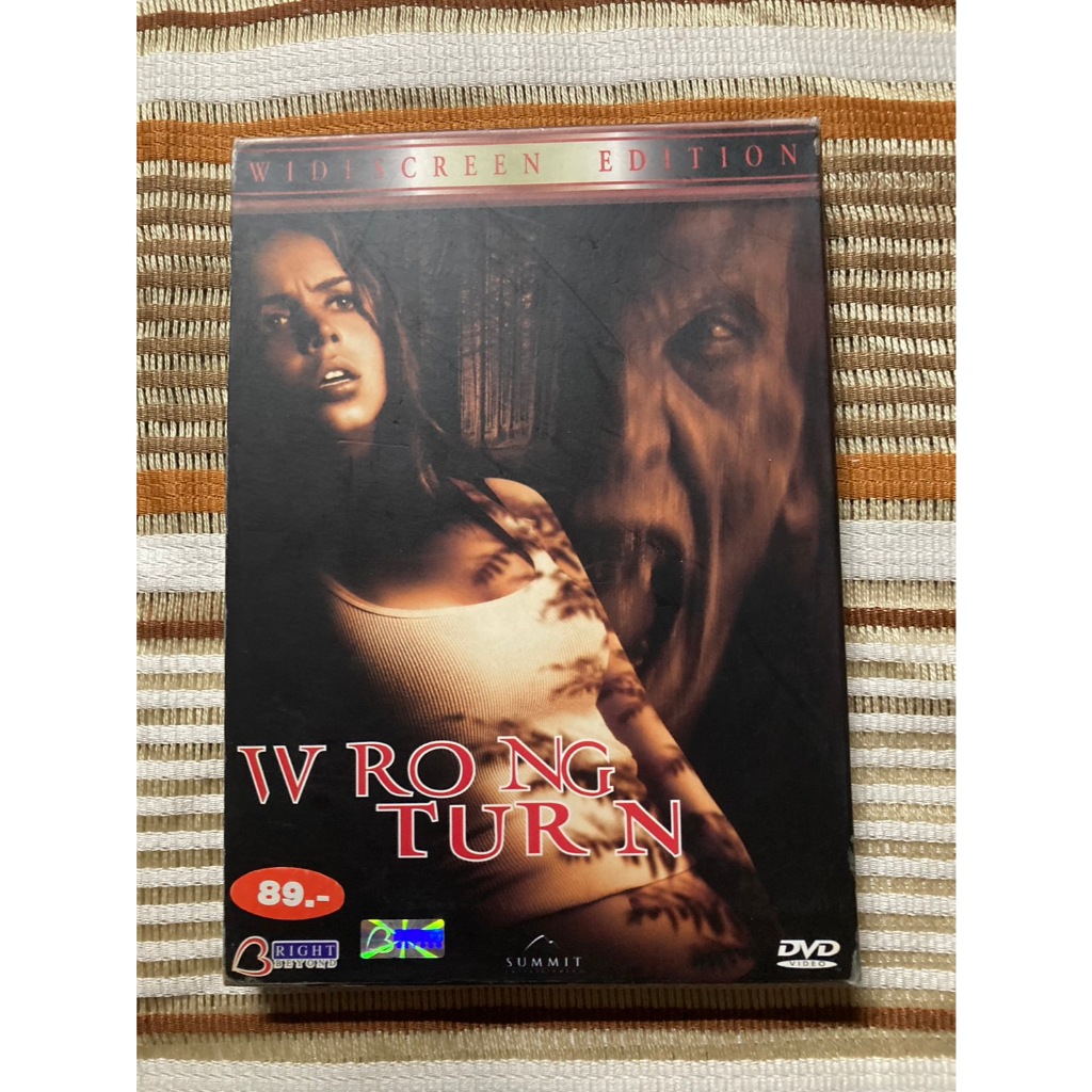 DVD ปกสวม: "ภาพยนตร์สยองขวัญไล่เชือดสุดโหดในตำนาน" Wrong Turn 1 /หวีดเขมือบคน (2003)