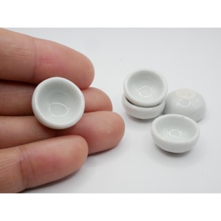 ถ้วยจิ๋ว ขอบเรียบ (ราคา/ชิ้น) เซรามิค ชามจิ๋ว สีขาวล้วน ชาม …