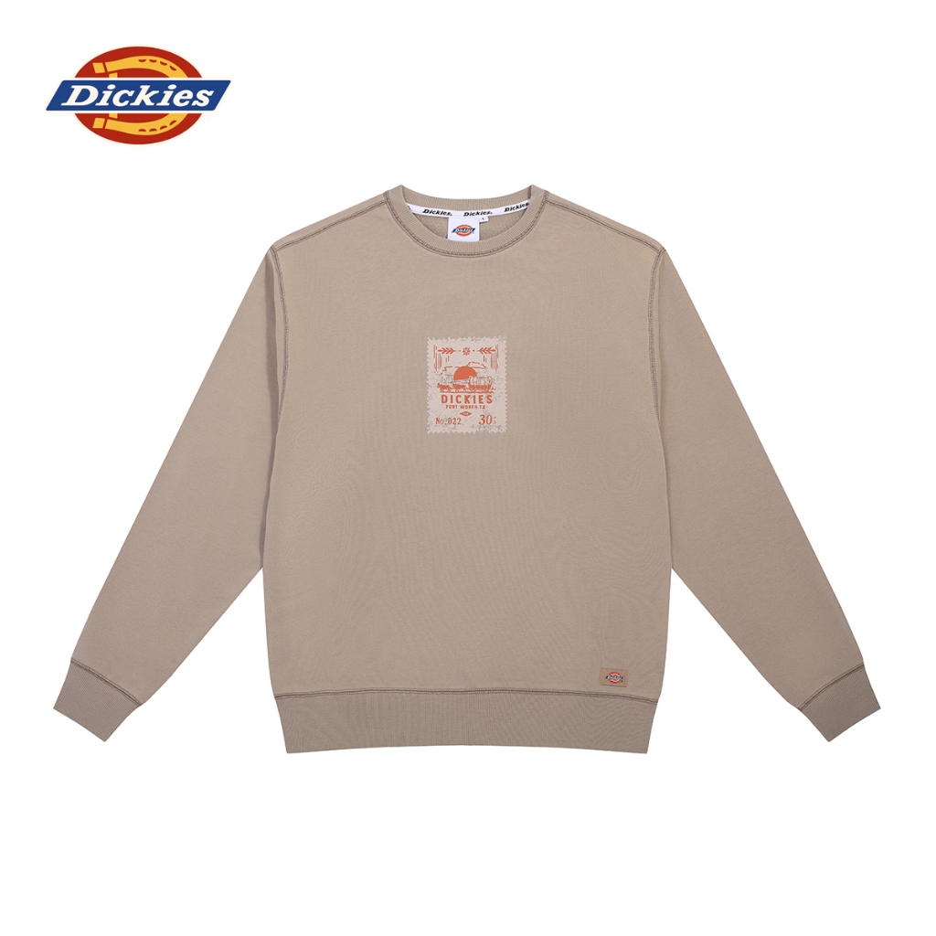 DICKIES MENS SWEATSHIRTS FRENCH TERRY, GRAPHIC ON FRONT เสื้อสเวตเตอร์ ผู้ชาย เสื้อกันหนาว