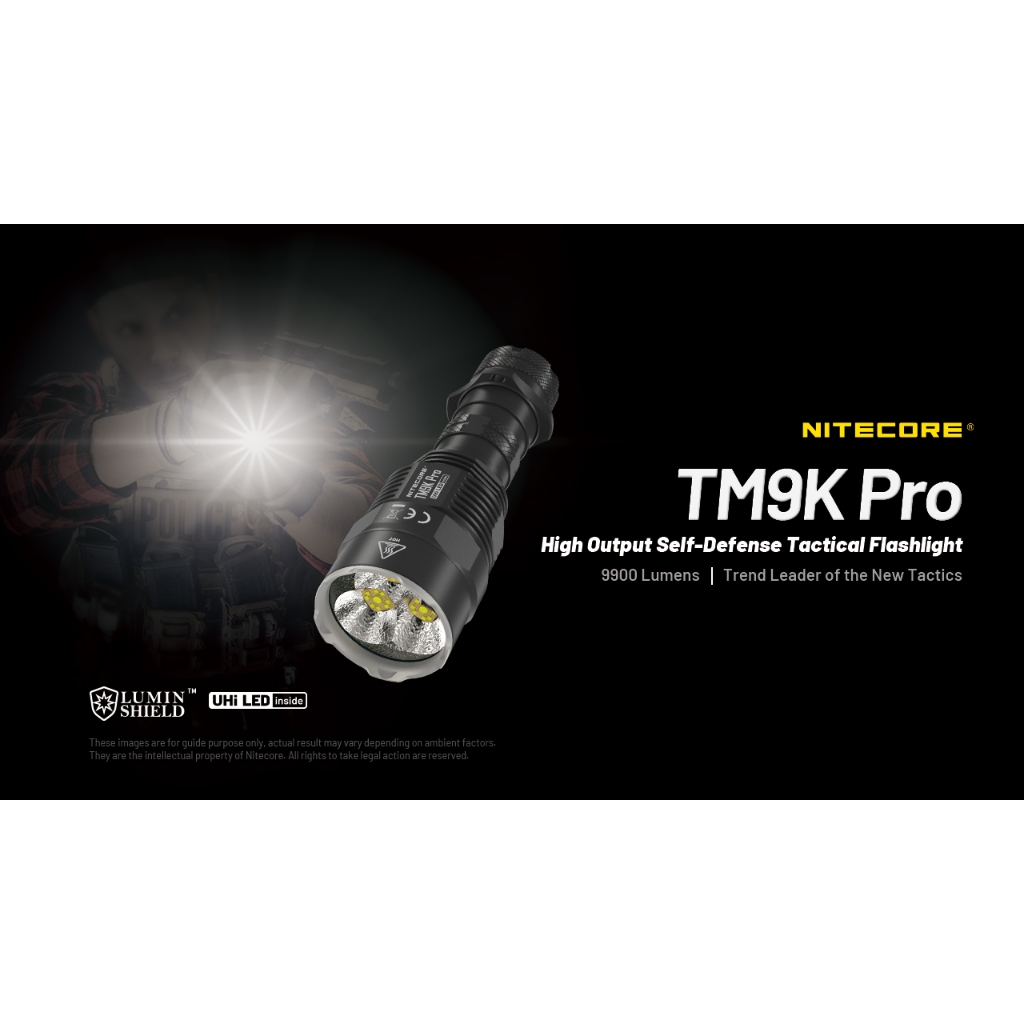 ไฟฉาย Nitecore TM9K PRO ความสว่าง 9900 ลูเมน ชาร์จแบตเตอรี่ 5000mAh Type-C สินค้าตัวแทนในไทย