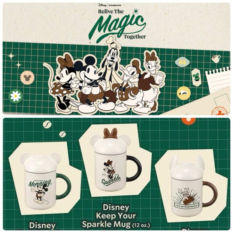 🏰 Starbucks x Disney character mug