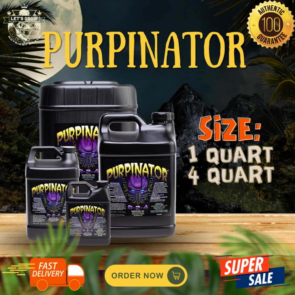 Purpinator เสริมกลิ่นและรสชาติ เพื่อให้มีความเข้มข้นของ terpenes และ terpenoids ที่ดีขึ้นในผลผลิตสุดท้าย