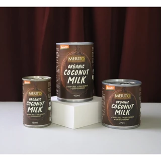 MeritO เมอร์ริโต้ กะทิออร์แกนิค Organic Coconut Milk (270 ml or 400 ml)