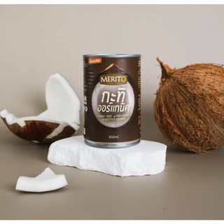 MeritO เมอร์ริโต้ กะทิออร์แกนิค Organic Coconut Milk (270 ml or 400 ml)