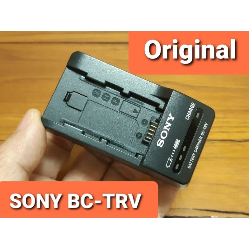 Original Sony BC-TRV แท่นชาร์จโซนี่ ของแท้ สำหรับแบตเตอรี่ ซีรีย์ V , H และ P เช่น NP-FV100 , NP-FH9