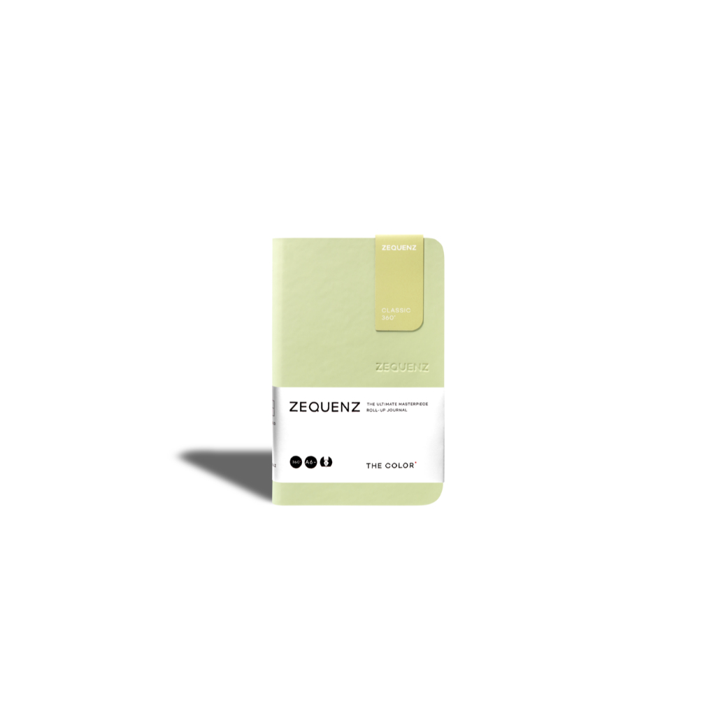 ZEQUENZ The Color A6- "Olive" สมุดโน๊ต Zequenz สีเขียวมะกอก ขนาด A6-