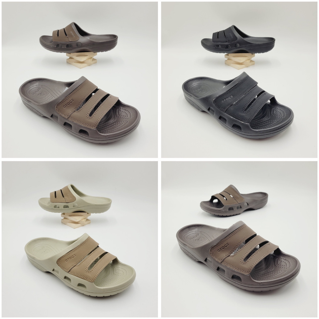 รองเท้าลำลองแฟชั่น ผู้ใหญ่ สไตล์ Crocs Yukon Mesa Slide