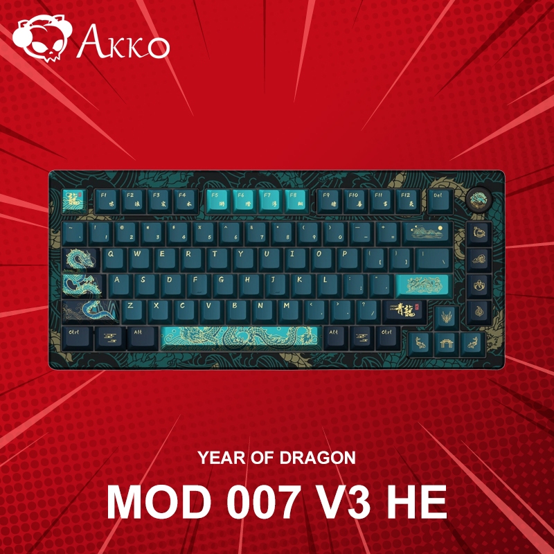 คีย์บอร์ด Akko MOD007V3 HE Year of Dragon (ภาษาอังกฤษ) ประกันศูนย์ 1 ปี