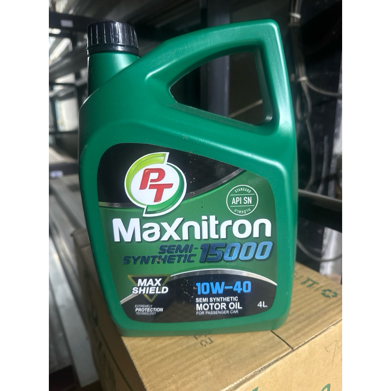 น้ำมันเครื่องPT Maxnitron10W-40SemiSynthetic