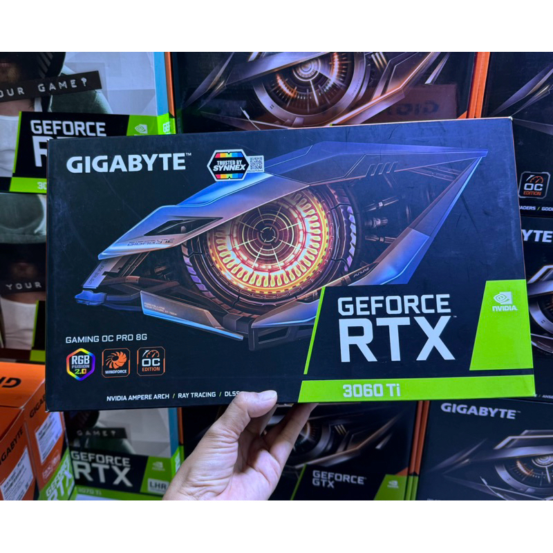 Gigabyte GeForce RTX 3060 Ti (ภาพถ่ายจากสินค้าจริง)