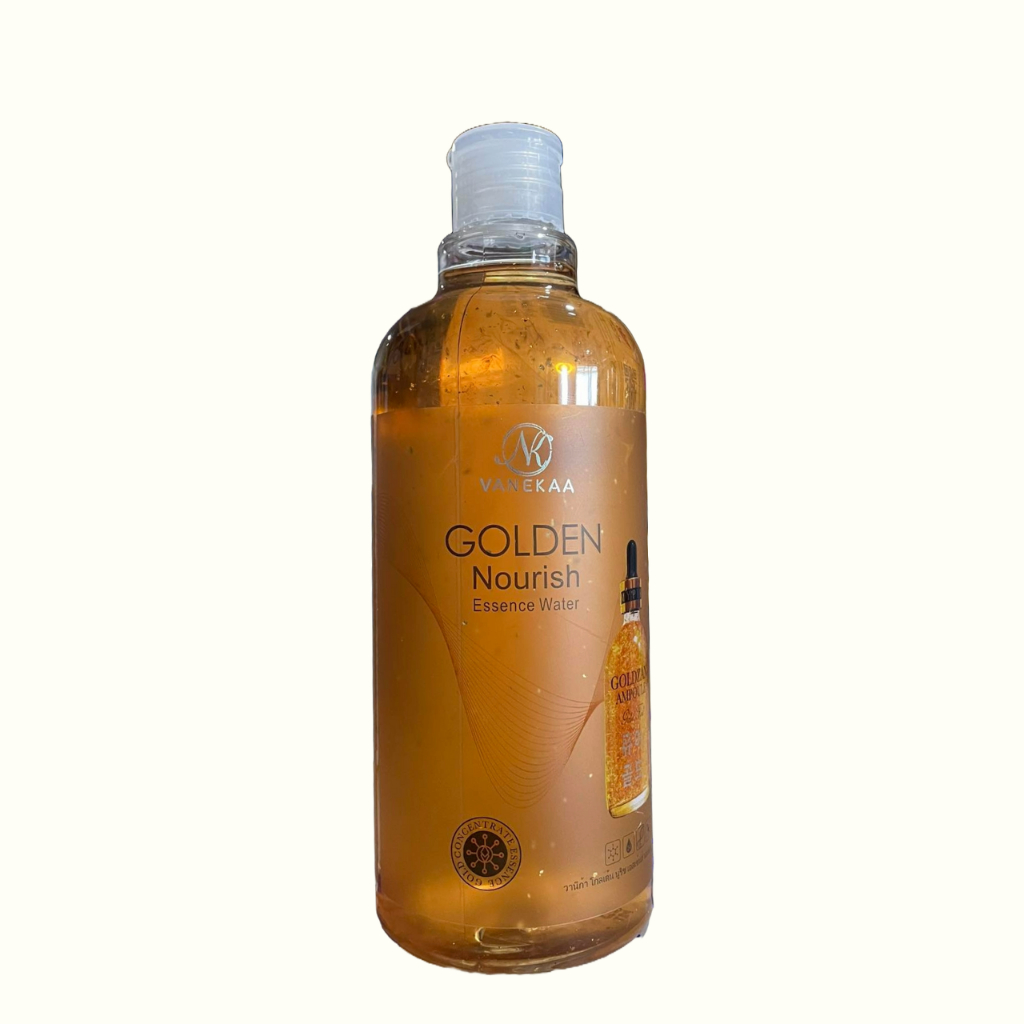 (สีทอง) Vanekaa GOLDEN Nourish Essence Water 500ml