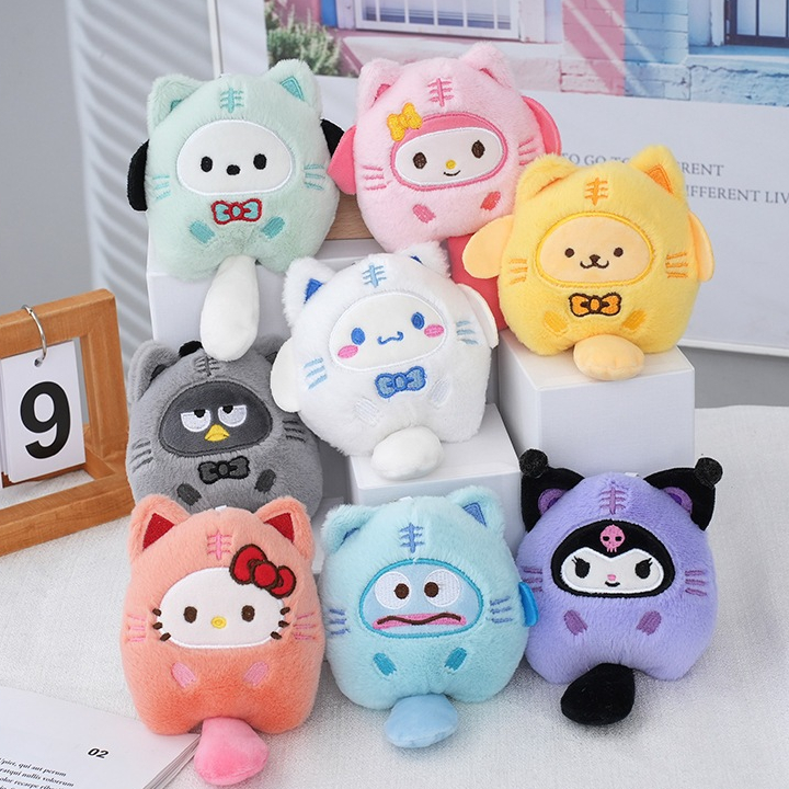 จี้ตุ๊กตา Sanrio Melody น่ารัก แต่งหัวเข็มขัด สีเงิน สีทอง