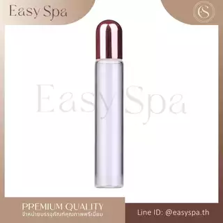 ขวดแก้ว ลูกกลิ้งสแตนเลส ฝาโรสโกลด์ ขวดสีชมพูใส และ ขวดสีใส ขวดลูกกลิ้งอโรม่า 1ml 2ml 3ml 5ml 10ml