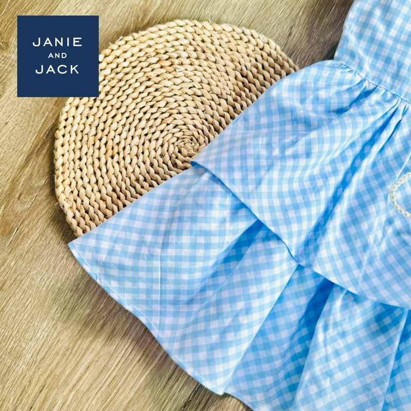 THE PICNIC PERFECT DRESS ❤️Colour : Blue White Gingham❤️JANIE AND JACK ราคา ถูกที่สุด ดีลบีเคเค แกลเลอรีภาพที่ 5