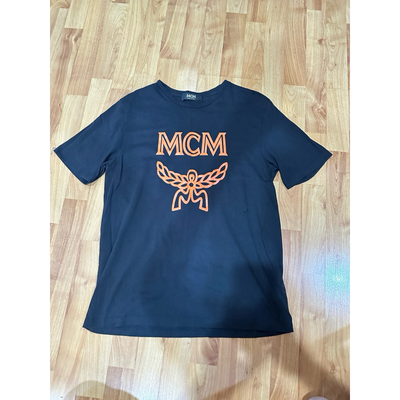 เสื้อยืด MCM ของแท้ m สีดำ