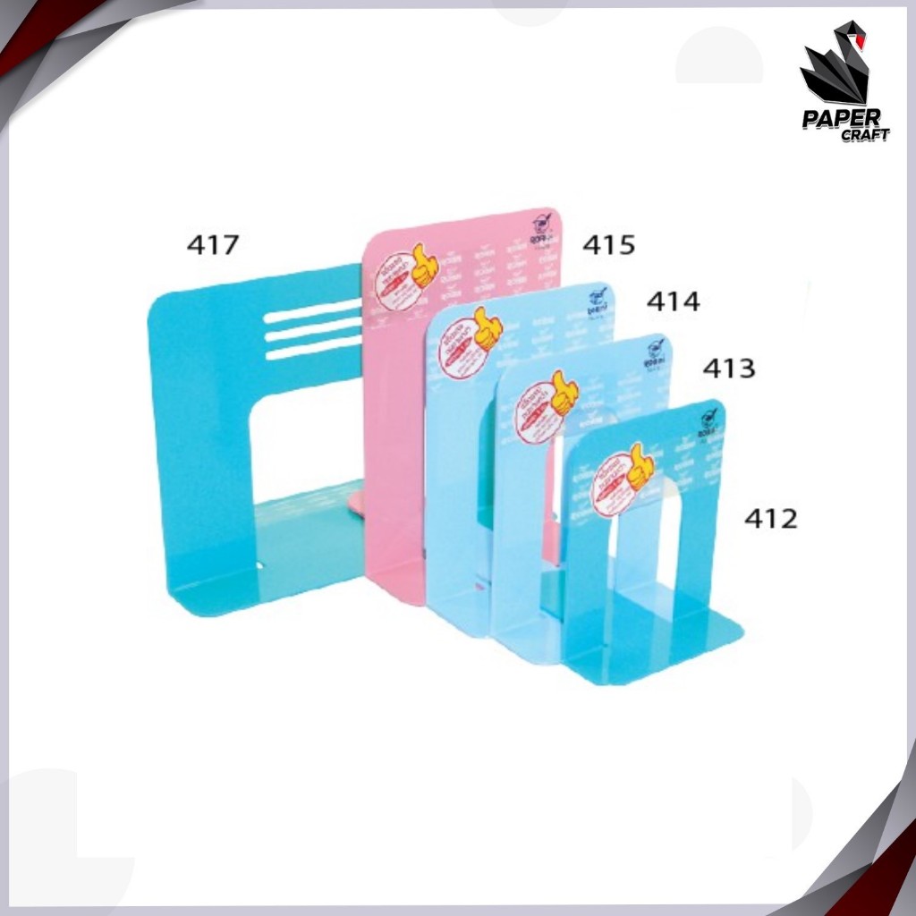ROBIN เหล็กคั่นหนังสือ ฉากคั่นหนังสือ รุ่น 412 413 414 415 417 สีพาสเทล [ 1 คู่ ]