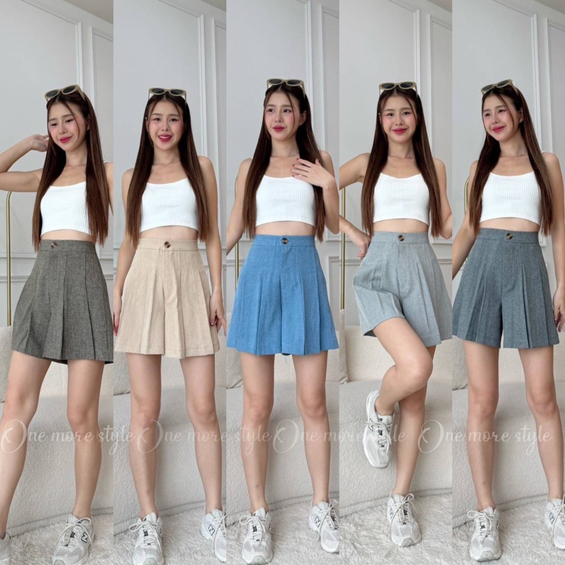𝐍𝐞𝐰 𝐜𝐨𝐥𝐥𝐞𝐜𝐭𝐢𝐨𝐧 S-XXXLกางเกงขาสั้นรุ่นแต่งจีบพร้อมส่ง