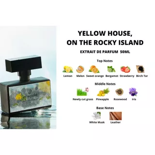 น้ำหอม อาเตโพเล่ - artepolé Yellow House, on the rocky island Extrait parfum กลิ่นฟรุตตี้ ละมุน ขนาด 50ml.