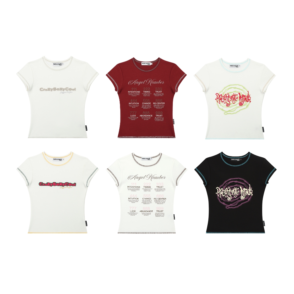 fallen angels STITCHED TEE