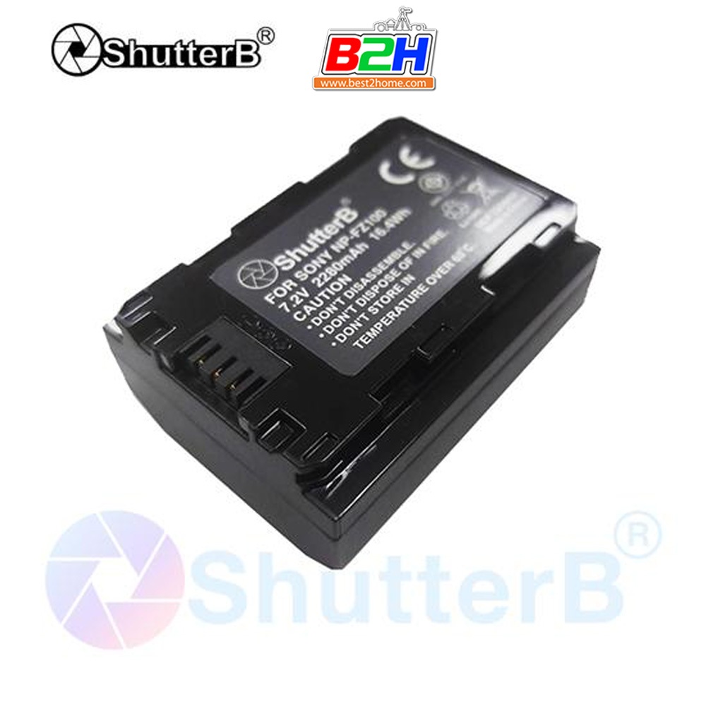แบตเตอรี่กล้อง Shutter B รุ่น NP-FZ100 รับประกัน 1 ปี