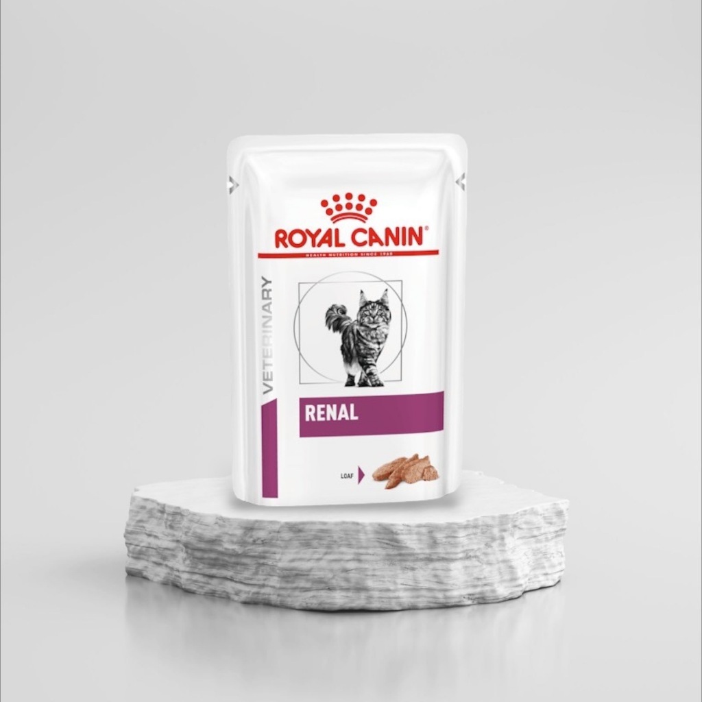 Royal Canin VET Renal Loaf Cat Wet Food อาหารเปียก แมว โรคไต 85g รอยัลคานิน