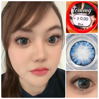 คอนแทคเลนส์ มี อย.ไทย บิ๊กอาย รุ่น Tommy/Omg/Icy-X/Chimmer ฟ้า/Blue ค่าสายตา (0.00)-(-7.00)