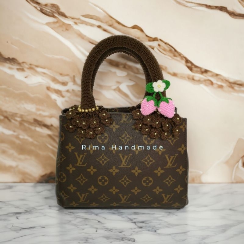 หูถักกระเป๋า lv montaigne