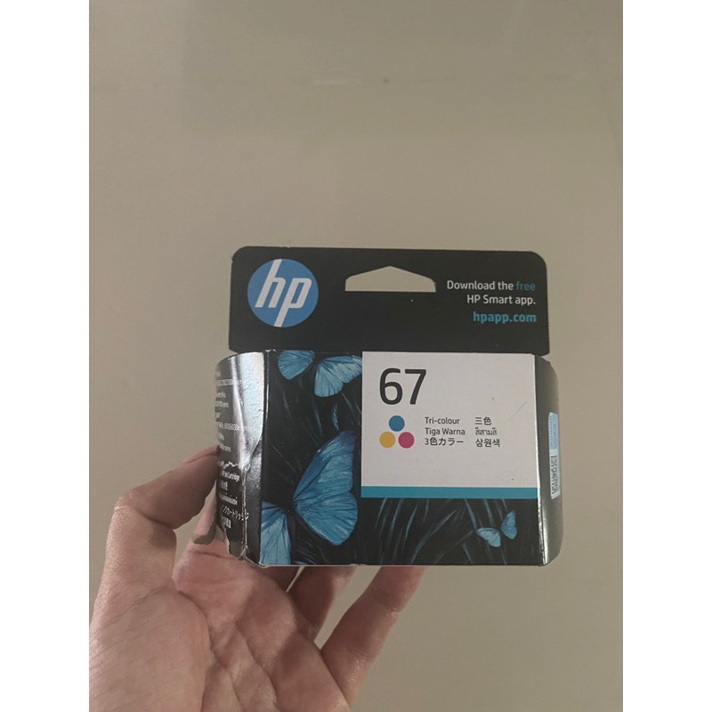 ตลับหมึกพิมพ์ HP 67 สำหรับเครื่องรุ่น 2720 2721 2722 2330 2333 1210 สินค้าแท้จาก HP Thailand